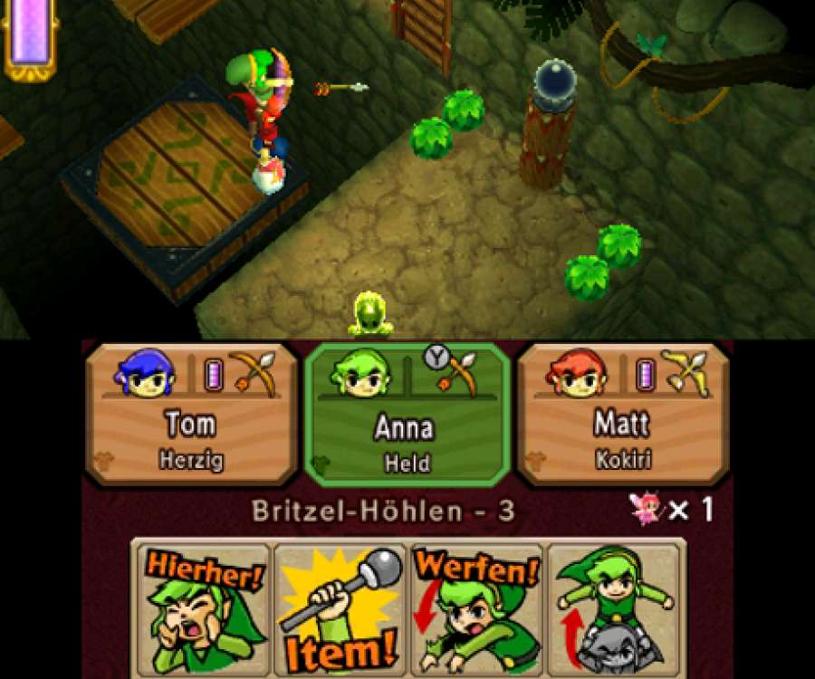Zelda: Tri Force Heroes - Screenshot 1