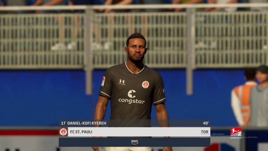 Der Spieler Daniel-Kofi Kyereh vom FC St.Pauli ist zu sehen.